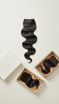 Hand-Tied Weft in Charcoal Silk Brunette