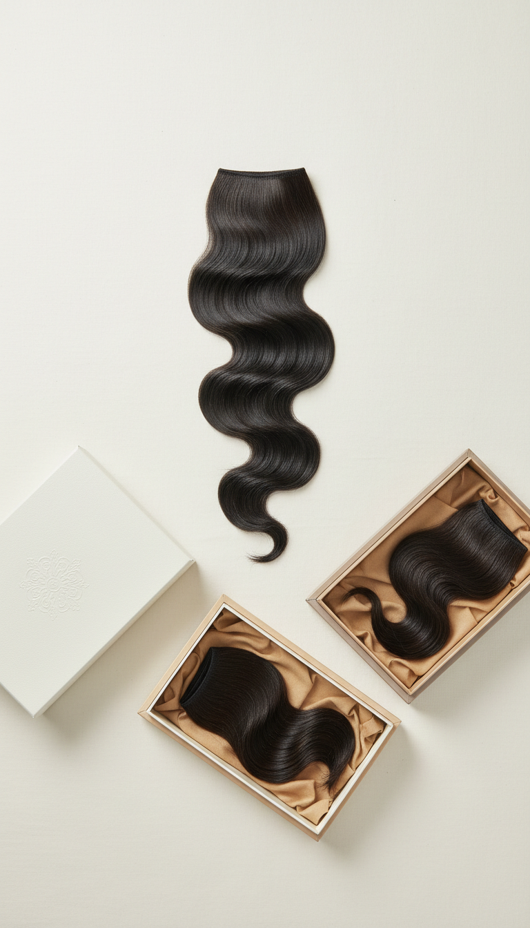 Hand-Tied Weft in Charcoal Silk Brunette
